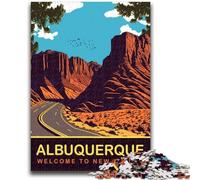 Rompecabezas Camino a Albuquerque de 1000 Piezas para Adolescentes, un Juego desafiante y Divertido para Toda la Familia Cada Pieza es única 1000 Piezas (50x75cm)