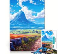 Rompecabezas Camino a la Naturaleza de 1000 Piezas para Adultos, Juguete Que desafía la Mente, diversión en Conjunto, Corte de Calidad, (50x75cm)