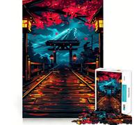 Rompecabezas Camino a la Serenidad de 1000 Piezas para Adolescentes Juego Inteligente de Rompecabezas Tiempo de Aprendizaje Imagen para armar Un Regalo Encantador (38x26cm)