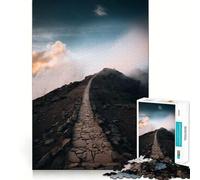 Rompecabezas Camino al Cielo de 1000 Piezas para Adolescentes Estimula la Mente Diversión Alta precisión Manualidades relajación Mental Actividad para un Descanso (38x26cm)