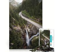 Rompecabezas Camino al Paraíso de 1000 Piezas para Adolescentes Fortalece la Memoria, Calma, relaja, Bordes Suaves Un Regalo increíble (50x75cm)