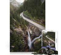 Rompecabezas Camino al Paraíso de 1000 Piezas para Adolescentes Juguete para ejercitar la Mente Diseño Relajante Regalo Ideal para armar (38x52cm)