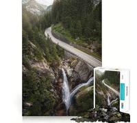 Rompecabezas Camino al Paraíso de 1000 Piezas para Adolescentes Mejora la Memoria Ideal para Relajarse Diseño artístico con Corte nítido (38x26cm)