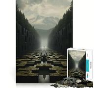 Rompecabezas Camino de la Soledad para Adolescentes, 1000 Piezas Fortalece la Memoria Tiempo de Paz Regalo clásico (38x52cm)