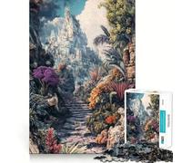 Rompecabezas Camino de Piedra a la Cima de la Montaña para Adolescentes, 1000 Piezas, Juguete para Ejercicio Mental, Actividad en Casa, Arte de Pared con Corte de Precisión, Decoración 50x75cm