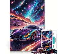 Rompecabezas Camino en el Espacio de 1000 Piezas para Adolescentes Juguete de lógica Fina, fácil de Usar, con Bordes limpios, Ideal para Festivales (50x75cm)