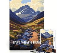Rompecabezas Cape Wrath Trail Scotland Landscape para Adultos, 1000 Piezas, desafío Mental, Entretenimiento Casual, Corte preciso, Regalo sincero (38x26cm)