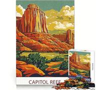 Rompecabezas Capitol Reef National Park de 1000 Piezas para Adolescentes, Ideal para ejercitar la Mente, Relajarse y divertirse Navidad (38x26cm)