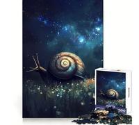 Rompecabezas Caracol bajo el Cielo Estrellado para Adultos, 1000 Piezas, Juego Inteligente, patrón Tranquilo y Relajante, Regalo increíble (50x75cm)