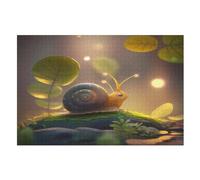 Rompecabezas Caracol Puzzles para AdultosPuzzles de Madera de 1000 piezas Adultos Regalos Juego Estimulante (75×50cm)