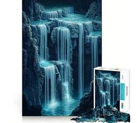 Rompecabezas Cascada Mística de 1000 Piezas para Adolescentes Rompecabezas Mental Desafío de tensión Arte para armar Regalo Premium (38x26cm)