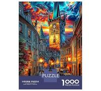 Rompecabezas Castillo de Praga 1000 Piezas Puzzle - Juego Didáctico para Adultos Y Niños, 52x38cm/1000pcs