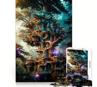 Rompecabezas Castillo Espacial para Adolescentes, 1000 Piezas, Juguete Mental, Escapada de la Calma, Bordes Precisos, Regalo Increíble (38x26cm)