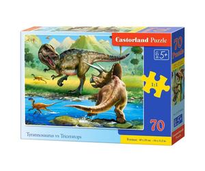 Rompecabezas Castorland B-070084 70 piezas Dinosaurios 5 años