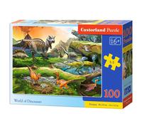 Rompecabezas Castorland Dinosaurios 100 piezas 6 años
