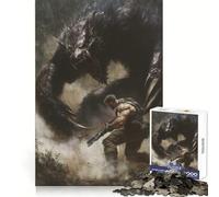 Rompecabezas Cazador de Bestias para Adultos, 1000 Piezas, Desarrollo Mental, Fácil de Relajar, Encajado a la perfección, Regalo de Cumpleaños (38x26cm)