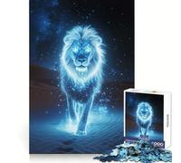 Rompecabezas Celestial Lion de 1000 Piezas para Adolescentes,Ideal para ejercitar la Mente,desarrollar la Memoria,divertirse y Encontrar un Cierre Seguro (50x75cm)