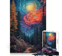 Rompecabezas Celestial Wilderness de 1000 Piezas para Adultos Ejercicio Mental,Escape Consciente,Cierre Seguro,Sorpresa navideña (50x75cm)
