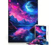Rompecabezas Celestial Wilderness para Adolescentes,1000 Piezas,Entrenamiento Inteligente,Ocio,Escape,Arte de Corte Impecable, (38x52cm)
