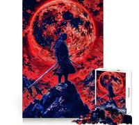 Rompecabezas Centinela Luna de Sangre de 1000 Piezas para Adolescentes Actividad Relajante para Practicar el razonamiento Bordes Elegante (38x26cm)