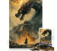 Rompecabezas Chino Antiguo de 1000 Piezas para Adolescentes práctica de lógica, diversión Tranquila, Bordes limpios, Regalo Festivo (50x75cm)