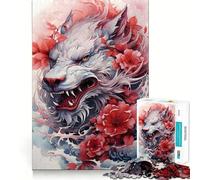 Rompecabezas Chino Sakura Dragon de 1000 Piezas para Adultos, Juguete de lógica Mental, Juego de Corte Firme, (50x75cm)