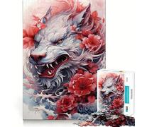 Rompecabezas Chino Sakura Dragon para Adultos, 1000 Piezas, Mejora la Memoria, Divertido, para armar, Arte Coleccionable (38x26cm)