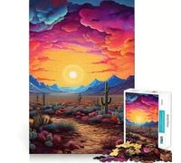 Rompecabezas Cielo del Desierto de 1000 Piezas para Adolescentes Juego de ingenio Momentos de Paz 38x26cm
