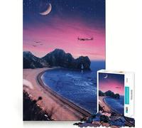 Rompecabezas Cielo Nocturno sobre Arco Costero, 1000 Piezas, para Adultos, Regalos, Juego de Pensamiento, Ocio, Diversión, Calidad, Borde, Encantador (38x26cm)