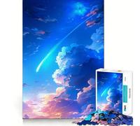 Rompecabezas Cielo Nocturno Tranquilo para Adolescentes, 1000 Piezas, Mejora la Memoria, Juego de Interior, Ensamblaje de Imágenes, (38x52cm)