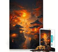Rompecabezas Ciudad Nocturna Pacífica para Adultos, 1000 Piezas, Juguete de razonamiento y Habilidad, Alivio de la ansiedad, Corte preciso, Regalo Elegante (38x26cm)