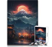 Rompecabezas clásico del Monte Fuji para Adultos, 1000 Piezas, Juego Educativo, desafío Mental, Valor Sentimental, tamaño 50x75cm