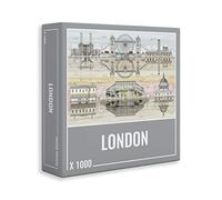 Rompecabezas Cloudberries London - Rompecabezas London Premium de 1000 Piezas para Adultos. ¡Incluye el Puente de la Torre y Otros Lugares emblemáticos de Londres!