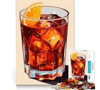 Rompecabezas Cóctel Americano 1000 Piezas Juego de lógica y Pensamiento Experto en Corte Artesanía Tiempo de Tranquilidad Ejercicio Mental en casa (38x52cm)