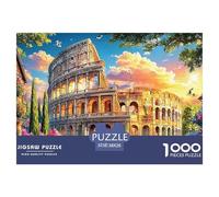 Rompecabezas Coliseo, Roma 1000 Piezas para Adultos Y Familias - Puzzle DIY, Desafío Satisfactorio 38x26cm/1000pcs