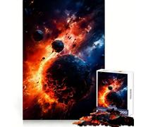 Rompecabezas Colisión Espacial para Adolescentes, 1000 Piezas, Juguete de Habilidades y Razonamiento, Juego Relajante, Corte Exacto, (50x75cm)