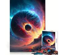 Rompecabezas Colisión Espacial para Adolescentes, 1000 Piezas, Lógica Clara, Juguete, Lento, Disfruta, Corte, Sorpresa de Cumpleaños (38x26cm)