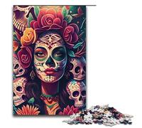 Rompecabezas Colorido de 1000 Piezas Que celebra la Vida y la Muerte. Divertido Rompecabezas para la Familia. Gran Regalo para fanáticos del Anime. Regalo para Adultos de 1000 Piezas.