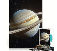 Rompecabezas Colorido del Planeta Saturno de 1000 Piezas para Adolescentes Juguete de lógica Mental Juego de Escape Relajante Arte de Bordes Finos Coleccionable (50x75cm)