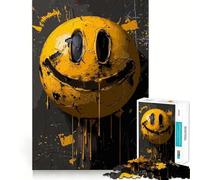 Rompecabezas Coloridos de Caras sonrientes para Adultos, 1000 Piezas Refuerza la Memoria Divertido y Relajante Bordes de Calidad Un Regalo Encantador 38x26cm