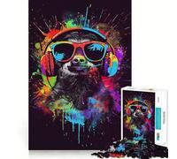 Rompecabezas Coloridos de Perezosos para Adultos, 1000 Piezas Fortalece la Memoria Diversión Relajante Bordes de Calidad Un Regalo Encantador 38x52cm