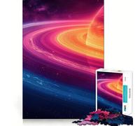 Rompecabezas Coloridos del Planeta Saturno, 1000 Piezas para Adultos, Juguete cognitivo, Divertido, para armar Juntos, Pieza de colección de Arte (38x52cm)