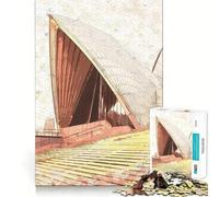 Rompecabezas con diseño de la Ópera de Sídney para Adolescentes, 1000 Piezas, Juguete cognitivo, pasatiempo Tranquilo, Borde Premium, 38x26cm