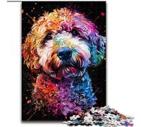 Rompecabezas con el Perro Lagotto Romagnolo para Adolescentes, Juegos educativos, decoración del hogar, Regalo de cumpleaños, Arte Mural (50x75cm)