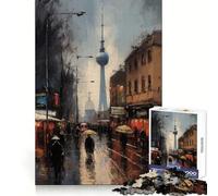 Rompecabezas con Encanto de Berlín, Alemania, 1000 Piezas para Adolescentes Desarrolla la Capacidad de razonamiento Un Escape Tranquilo Corte preciso Regalo Original (50x75cm)