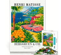 Rompecabezas con Estampado de la Costa Amalfitana para Adolescentes,1000 Piezas,Juego para estimular la Mente,Piezas sin Rebabas y de Corte Limpio,fácil de Aprender,diversión para Toda la Familia