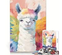 Rompecabezas con Meme de Alpaca para Adolescentes, 1000 Piezas, para estimular la Memoria, relajación y Escape, Ajuste (38x52cm)