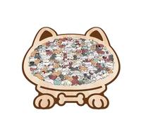 Rompecabezas con motivo de perro, 115 piezas con colores Morandi para una decoración relajante, rompecabezas de madera para adultos, ideal para adultos y niños, niños, mujeres, pasión y familia como R