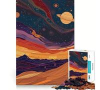 Rompecabezas con póster Amanecer en Marte para Adultos, 1000 Piezas, diseño lógico y Divertido, Corte preciso, Regalo Memorable 38x52cm