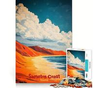Rompecabezas con póster artístico de Skeleton Coast para Adultos, 1000 Piezas Fortalece la Memoria Divertido y Relajante Bordes de Calidad Un Regalo Encantador 38x52cm
